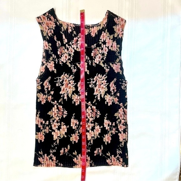 $5 ADD ON with $15+ Bundle Notations 2-piece Floral Sheer Blouse Tank Sz M EUC - Picture 8 of 14
